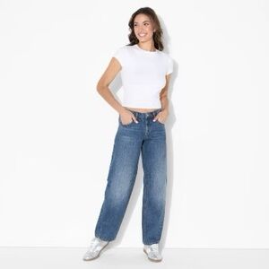 Wild Fable Blue Wide Leg Jeans
